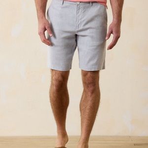Tommy Bahama Linen Blend Flat Front 10” Shorts